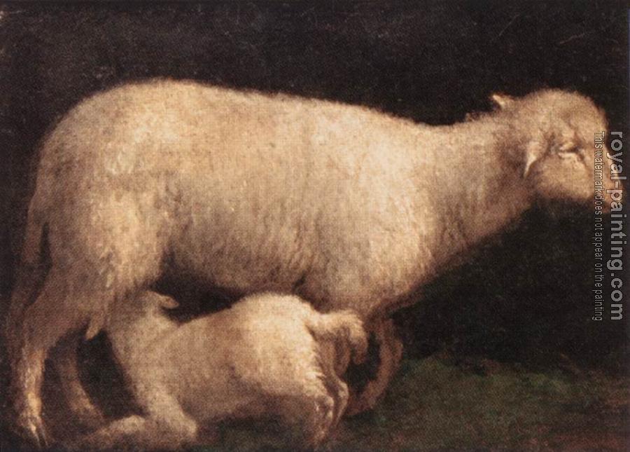 Jacopo Bassano : Sheep And Lamb